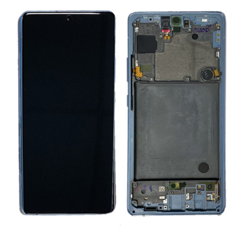 (2-3 dni) ORG Wyświetlacz LCD Samsung A71 5G 2020 SM-A716 NIEBIESKI Z RAMKĄ
