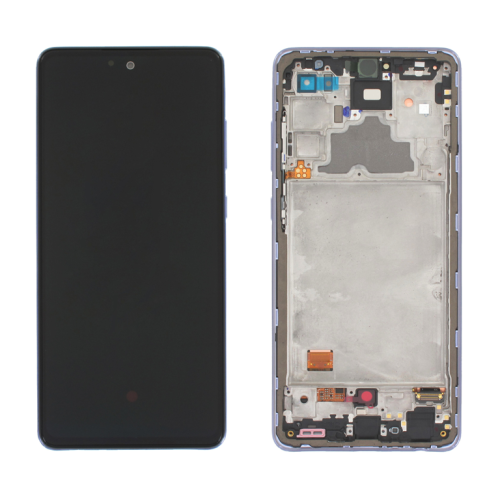 (2-3 dni) ORG Wyświetlacz LCD Samsung A72 4G/5G SM-A725/726 FIOLETOWY Z RAMKĄ
