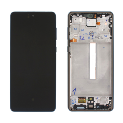 (2-3 dni) ORG Wyświetlacz LCD Samsung A73 5G 2022 SM-A736 CZARNY Z RAMKĄ