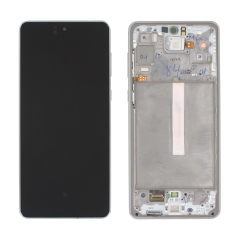 (2-3 dni) ORG Wyświetlacz LCD Samsung A73 5G 2022 SM-A736 BIAŁY Z RAMKĄ