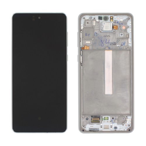 (2-3 dni) ORG Wyświetlacz LCD Samsung A73 5G 2022 SM-A736 BIAŁY Z RAMKĄ
