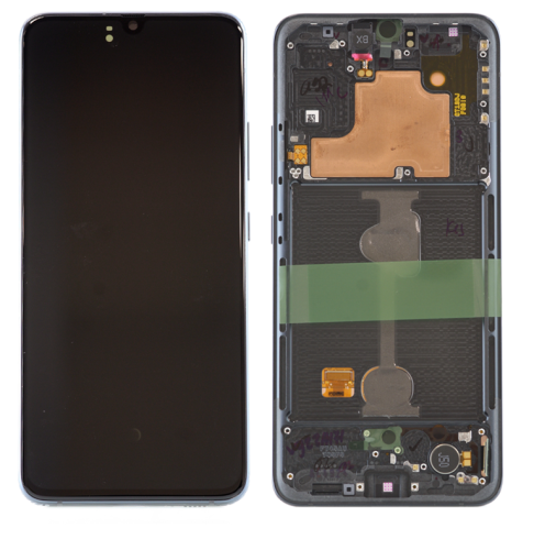 (2-3 dni) ORG Wyświetlacz LCD Samsung A90 5G 2019 SM-A908 CZARNY Z RAMKĄ
