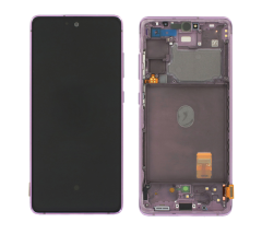 (2-3 dni) ORG Wyświetlacz LCD Samsung S20 FE SM-G780/G781 FIOLETOWY Z RAMKĄ