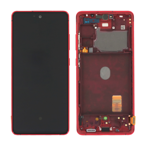 (2-3 dni) ORG Wyświetlacz LCD Samsung S20 FE SM-G780/G781 CZERWONY Z RAMKĄ