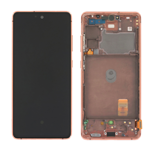 (2-3 dni) ORG Wyświetlacz LCD Samsung S20 FE SM-G780/G781 POMARAŃCZOWY Z RAMKĄ