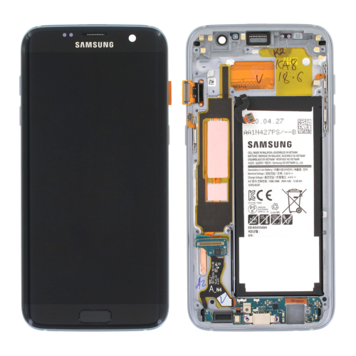 (2-3 dni) ORG Wyświetlacz LCD Samsung Galaxy S7 Edge SM-G935 CZARNY Z RAMKĄ