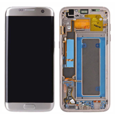 (2-3 dni) ORG Wyświetlacz LCD Samsung Galaxy S7 Edge SM-G935 SREBRNY Z RAMKĄ