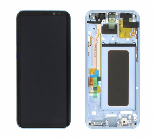 (2-3 dni) ORG Wyświetlacz LCD Samsung Galaxy S8 Plus SM-G955 NIEBIESKI Z RAMKĄ