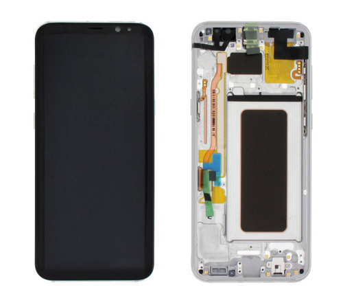 (2-3 dni) ORG Wyświetlacz LCD Samsung Galaxy S8 Plus SM-G955 SREBRNY Z RAMKĄ