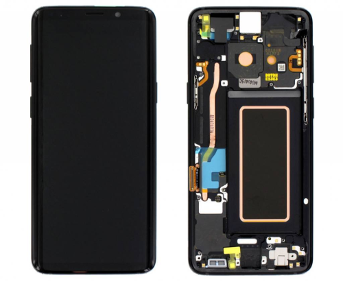 (2-3 dni) ORG Wyświetlacz LCD Samsung Galaxy S9 (SM-G960) CZARNY Z RAMKĄ