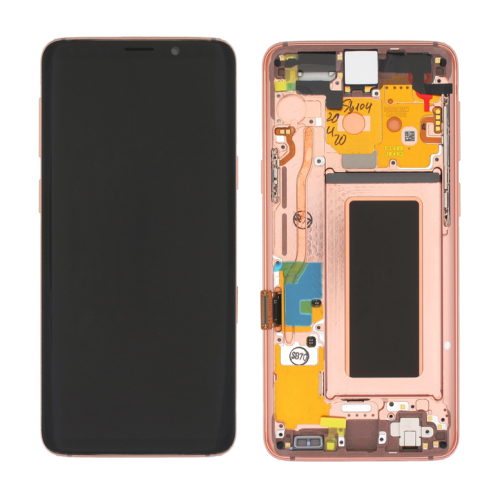 (2-3 dni) ORG Wyświetlacz LCD Samsung Galaxy S9 (SM-G960) ZŁOTY Z RAMKĄ