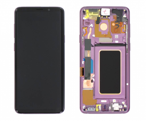 (2-3 dni) ORG Wyświetlacz LCD Samsung S9 Plus (SM-G965) FIOLETOWY Z RAMKĄ