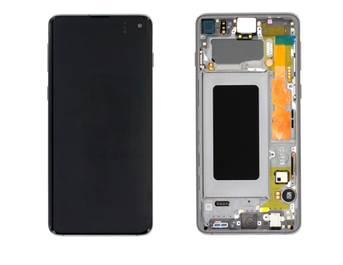 (2-3 dni) ORG Wyświetlacz LCD Samsung Galaxy S10 (SM-G973) CZARNY Z RAMKĄ