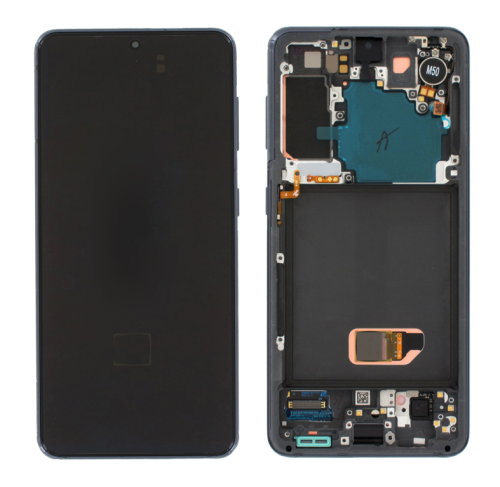 (2-3 dni) ORG Wyświetlacz LCD Samsung Galaxy S21 5G SM-G991 SZARY Z RAMKĄ