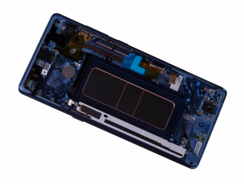 (2-3 dni) ORG Wyświetlacz LCD Samsung Galaxy Note 8 SM-N950 NIEBIESKI Z RAMKĄ