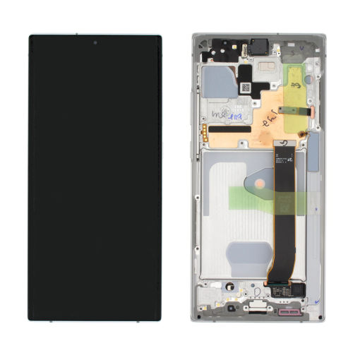 (2-3 dni) ORG Wyświetlacz LCD Samsung Note 20 Ultra N985/986 BIAŁY Z RAMKA I KAMERĄ