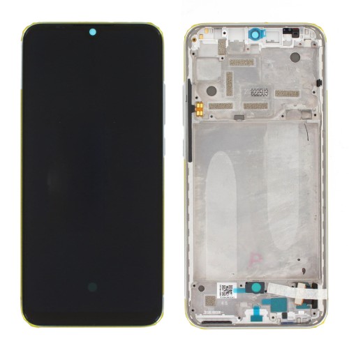 (2-3 dni) ORG Wyświetlacz LCD Xiaomi Mi A3 SREBRNY / BIAŁY (SILVER/WHITE) Z RAMKĄ