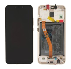 (2-3 dni) ORG Wyświetlacz LCD Huawei Mate 20 Lite ZŁOTY (PLATINIUM GOLD) Z RAMKĄ