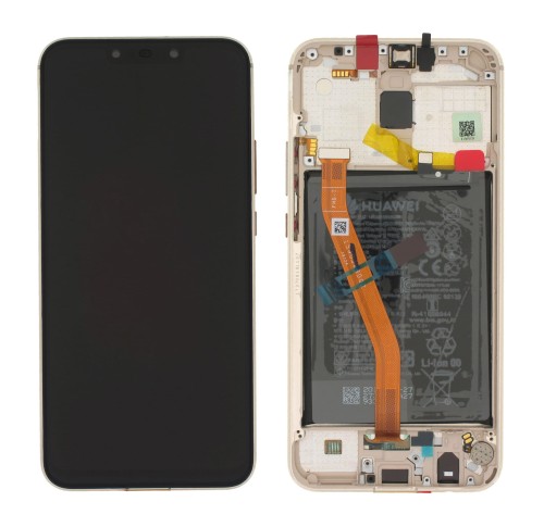 (2-3 dni) ORG Wyświetlacz LCD Huawei Mate 20 Lite ZŁOTY (PLATINIUM GOLD) Z RAMKĄ