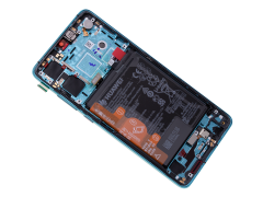 (2-3 dni) ORG Wyświetlacz LCD Huawei P30 ELE-L09 NIEBIESKI (BLUE) Z RAMKĄ