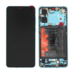 (2-3 dni) ORG Wyświetlacz LCD Huawei P30 ELE-L09 NIEBIESKI (BLUE) Z RAMKĄ