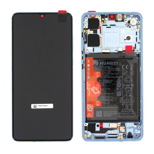 (2-3 dni) ORG Wyświetlacz LCD Huawei P30 ELE-L09 NIEBIESKI Z RAMKĄ