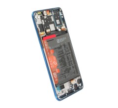 (2-3 dni) ORG Wyświetlacz LCD Huawei P30 Lite NIEBIESKI (BLUE PEACOCK) Z RAMKĄ