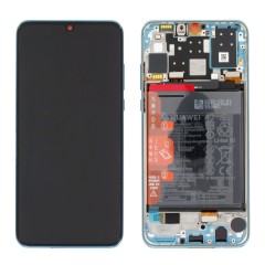 (2-3 dni) ORG Wyświetlacz LCD Huawei P30 Lite NIEBIESKI (BREATHING CRYSTAL) Z RAMKĄ