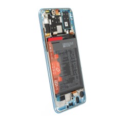 (2-3 dni) ORG Wyświetlacz LCD Huawei P30 Lite NIEBIESKI (BREATHING CRYSTAL) Z RAMKĄ