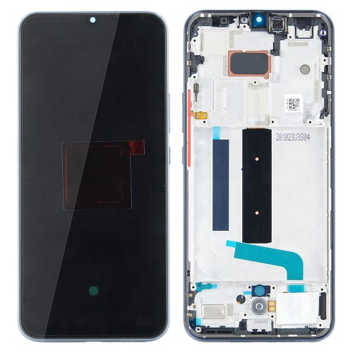 (2-3 dni) ORG Wyświetlacz LCD Xiaomi Mi 10 Lite 5G CZARNY (GRAY/TARNISH) Z RAMKĄ