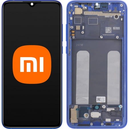 (2-3 dni) ORG Wyświetlacz LCD Xiaomi Mi 9 Lite NIEBIESKI (BLUE) Z RAMKĄ