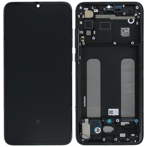 (2-3 dni) ORG Wyświetlacz LCD Xiaomi Mi 9 Lite CZARNY (TARNISH) Z RAMKĄ