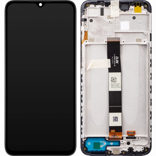 (2-3 dni) ORG Wyświetlacz LCD Xiaomi Redmi 10A CZARNY (BLACK) Z RAMKĄ