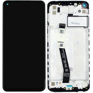 (2-3 dni) ORG Wyświetlacz LCD Xiaomi Redmi Note 9 CZARNY (MIDNIGHT GREY) Z RAMKĄ