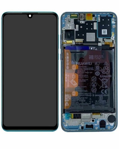 (2-3 dni) ORG Wyświetlacz LCD Huawei P30 Lite New Edition NIEBIESKI Z RAMKĄ