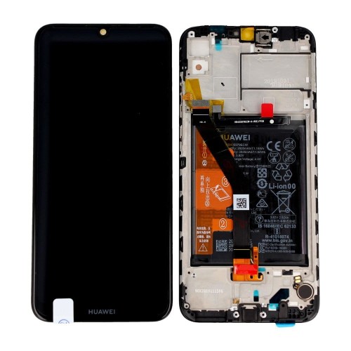 (2-3 dni) ORG Wyświetlacz LCD Huawei Y6s CZARNY (BLACK) Z RAMKĄ