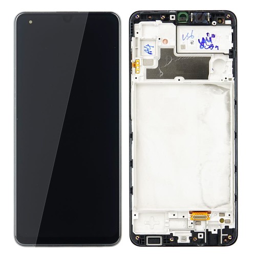 (2-3 dni) ORG Wyświetlacz LCD Samsung M32 (SM-M325) CZARNY Z RAMKĄ