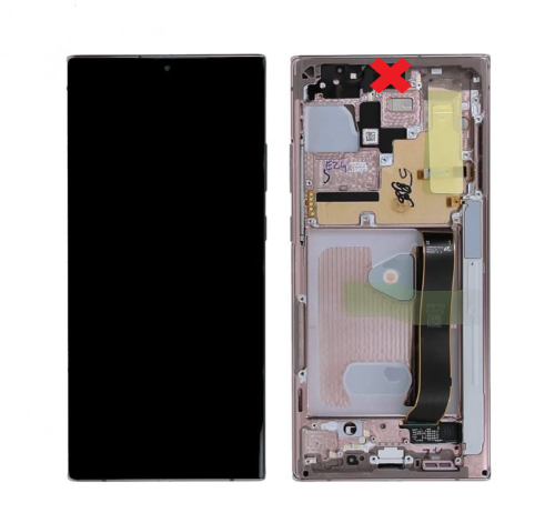 (2-3 dni) ORG Wyświetlacz LCD Samsung Note 20 Ultra N985/986 BRĄZOWY (BRONZE) Z RAMKĄ