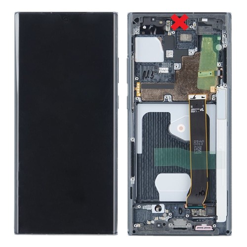 (2-3 dni) ORG Wyświetlacz LCD Samsung Note 20 Ultra N985/986 CZARNY Z RAMKĄ