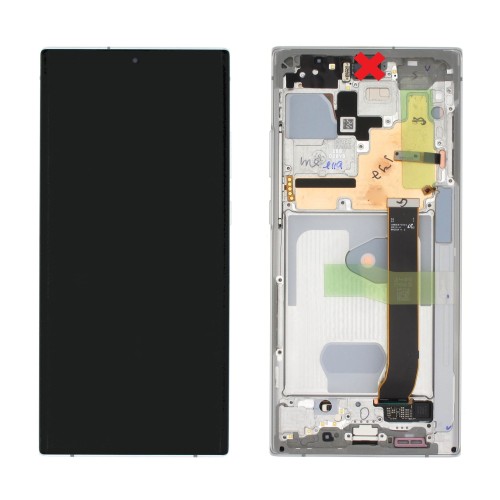 (2-3 dni) ORG Wyświetlacz LCD Samsung Note 20 Ultra N985/986 BIAŁY Z RAMKĄ