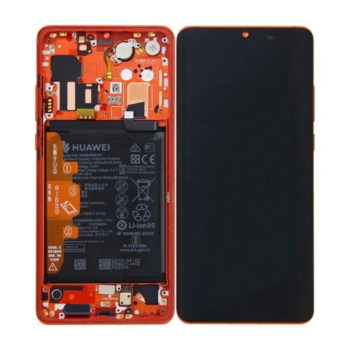 (2-3 dni) ORG Wyświetlacz LCD Huawei P30 Pro POMARAŃCZOWY (AMBER SUNRISE) Z RAMKĄ